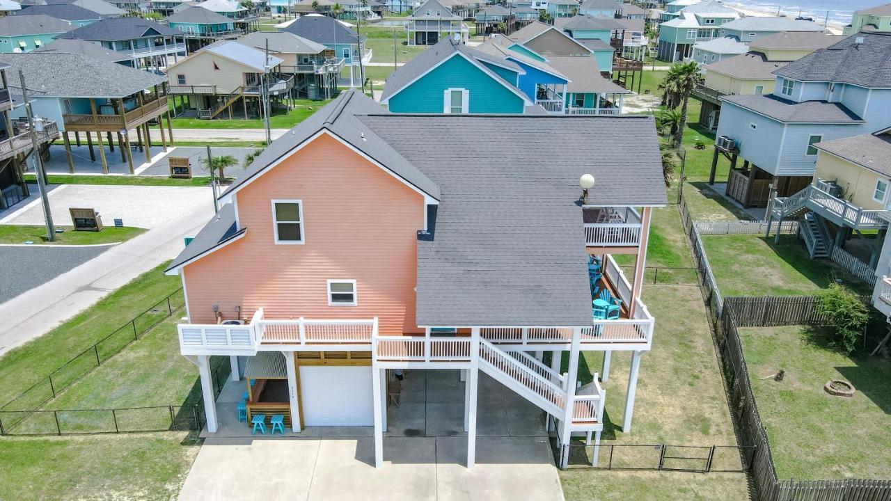 فيلا Spring Break Specials! Front Row Views - Tiki Bar - Playground Bolivar Peninsula المظهر الخارجي الصورة