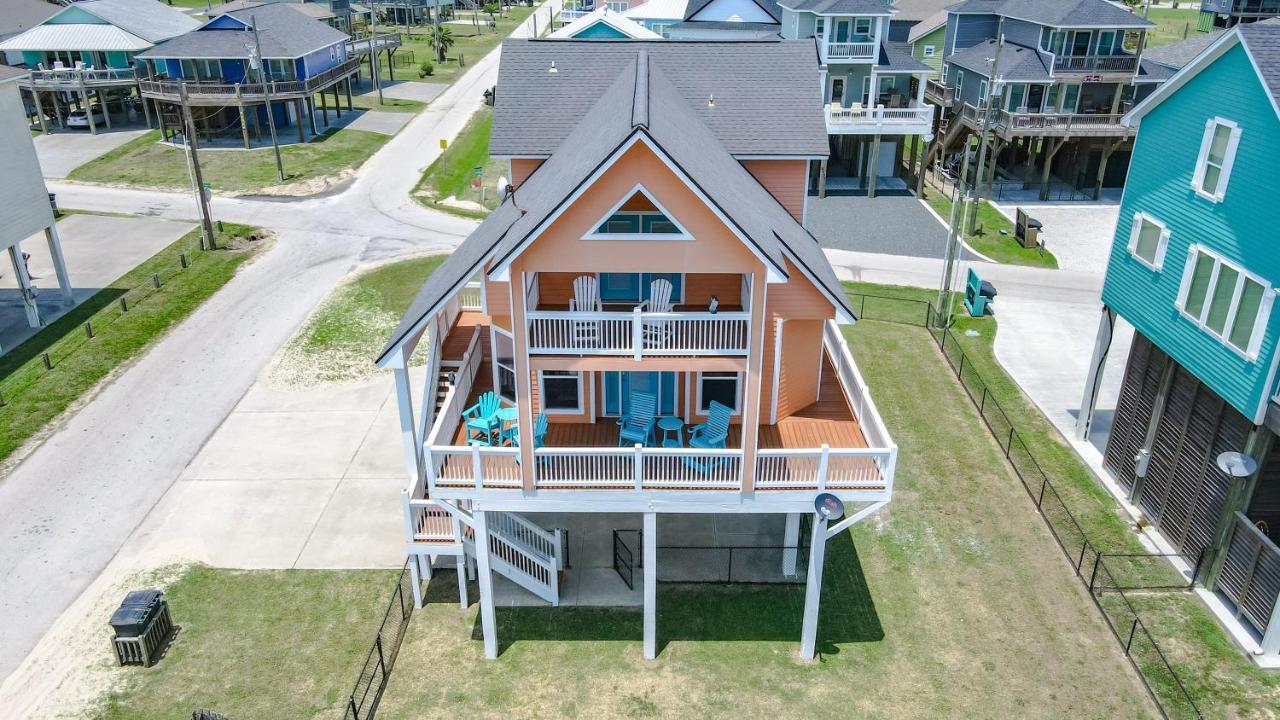 فيلا Spring Break Specials! Front Row Views - Tiki Bar - Playground Bolivar Peninsula المظهر الخارجي الصورة